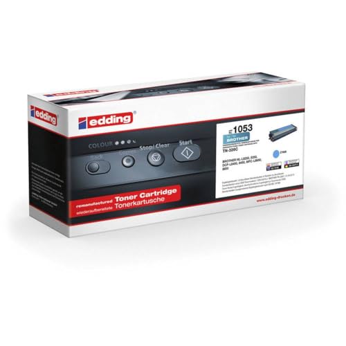 edding Toner Kompatibel Cyan 3500 Seiten EDD-1053 Brother TN-326C 18-1053 edding Toner Kompatibel Cyan 3500 Seiten EDD-1053 Brother TN-326C 18-1053 von edding