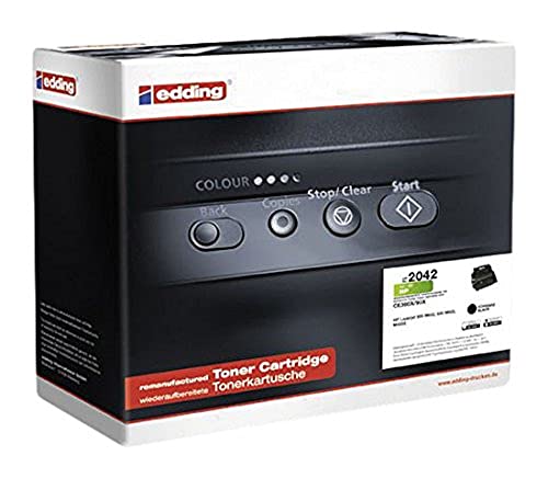 edding Toner EDD-2042 - Schwarz - Reichweite 24000 Seiten - Ersetzt HP 90X (CE390X) von edding