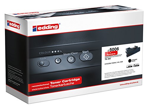 edding Toner EDD-5006 - Schwarz - Reichweite 15000 Seiten - Ersetzt Kyocera TK-350 von edding