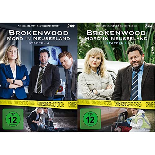 Brokenwood - Mord in Neuseeland - Staffel 4 [2 DVDs] & Brokenwood - Mord in Neuseeland - Staffel 3 [2 DVDs] von edel