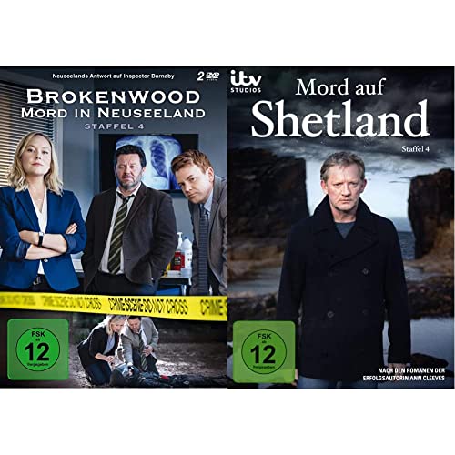 Brokenwood - Mord in Neuseeland - Staffel 4 [2 DVDs] & Mord auf Shetland Staffel 4 [3 DVDs] von edel