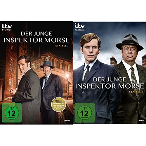Der Junge Inspektor Morse-Staffel 7 [2 DVDs] & Der junge Inspektor Morse - Staffel 3 [2 DVDs] von edel