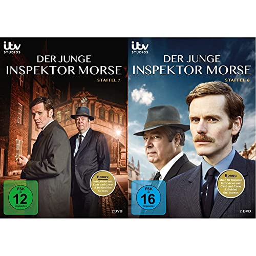 Der Junge Inspektor Morse-Staffel 7 [2 DVDs] & Der junge Inspektor Morse - Staffel 6 [2 DVDs] von edel