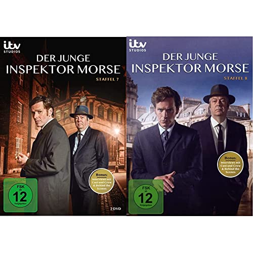 Der Junge Inspektor Morse-Staffel 7 [2 DVDs] & Der junge Inspektor Morse - Staffel 8 [2 DVDs] von edel