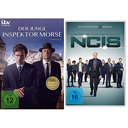 Der junge Inspektor Morse - Staffel 8 [2 DVDs] & NCIS - Season 18 [5 DVDs] von edel