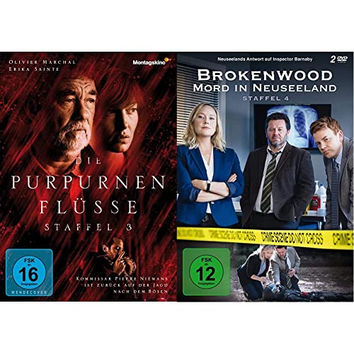 Die purpurnen Flüsse - Staffel 3 (DVD) & Brokenwood - Mord in Neuseeland - Staffel 4 [2 DVDs] von edel