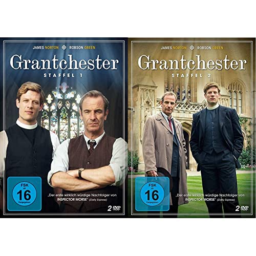 Grantchester Staffel 1 [2 DVDs] & Grantchester Staffel 2 [2 DVDs] von edel