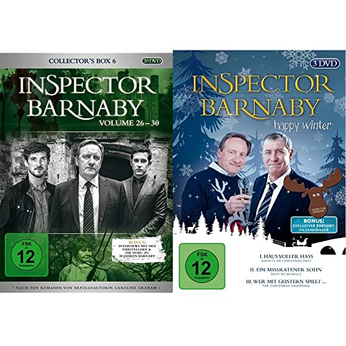 Inspector Barnaby - Collector's Box 6, Vol. 26-30 [20 DVDs] & Inspector Barnaby - Happy Winter [3 DVDs] von edel