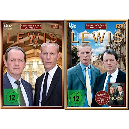 Lewis - Der Oxford Krimi - Collector's Box 3 [12 DVDs] & Lewis - Der Oxford Krimi - Collector's Box 1 [13 DVDs] von edel