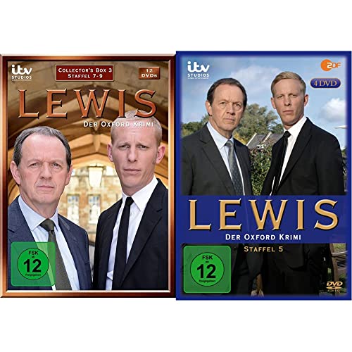Lewis - Der Oxford Krimi - Collector's Box 3 [12 DVDs] & Lewis - Der Oxford Krimi: Staffel 5 [4 DVDs] von edel