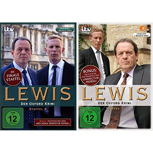 Lewis - Der Oxford Krimi - Staffel 9 + Pilotfilm "Der junge Inspektor Morse" [4 DVDs] & Lewis - Der Oxford Krimi: Staffel 7 [4 DVDs] von edel