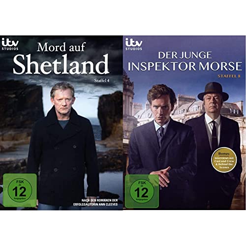 Mord auf Shetland Staffel 4 [3 DVDs] & Der junge Inspektor Morse - Staffel 8 [2 DVDs] von edel