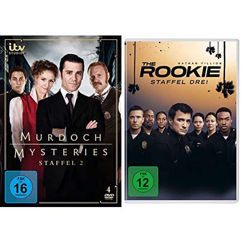 Murdoch Mysteries - Staffel 2 (4 DVD) & The Rookie - Staffel drei [4 DVDs] von edel