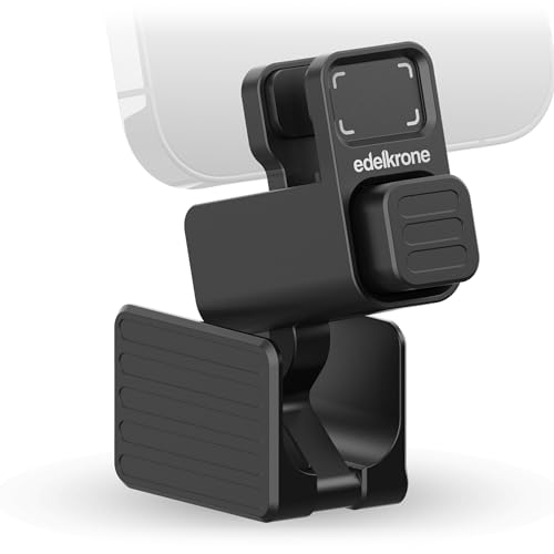 edelkrone PhoneCLIP MAX: Flexible Handyhalterung für Stativ mit verstellbaren Winkeln – Stativ-Telefonhalterung, Smartphone-Stativhalterung für iPhone-Adapter, rutschfester Griff, faltbarer von edelkrone