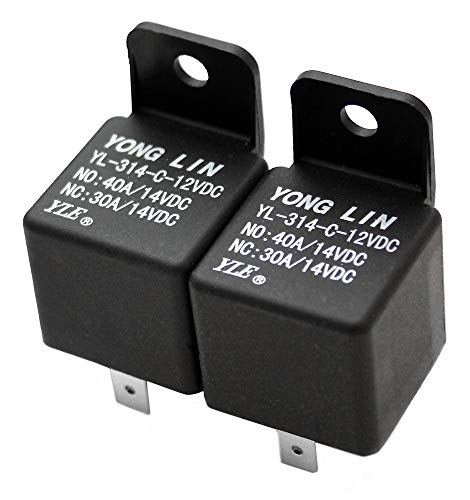 2x KFZ Relais Öffner Schließer Auto Umschaltrelais Wechselrelais 12V 40A von edi-tronic