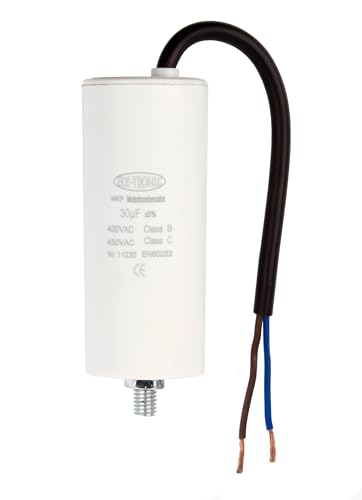 Kondensator Anlaufkondensator Motorkondensator Arbeitskondensator Kabel 30µF 450V Kondensator Anlaufkondensator Motorkondensator Arbeitskondensator Kabel 30µF 450V von edi-tronic