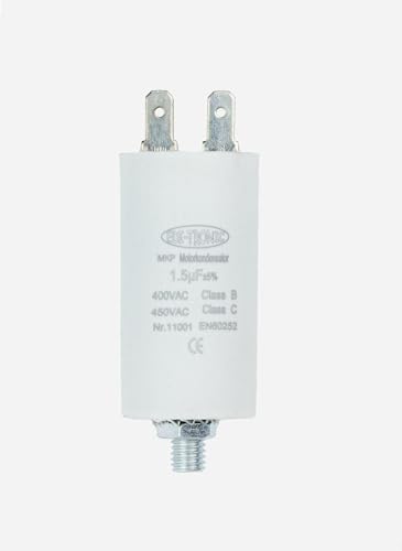 Kondensator Anlaufkondensator Motorkondensator Arbeitskondensator MKP 1,5µF 450V von edi-tronic