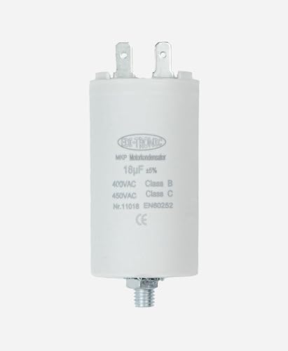 Kondensator Anlaufkondensator Motorkondensator Arbeitskondensator MKP 18µF 450V von edi-tronic