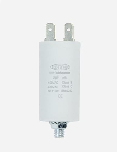 Kondensator Anlaufkondensator Motorkondensator Arbeitskondensator MKP 3µF 450V von edi-tronic