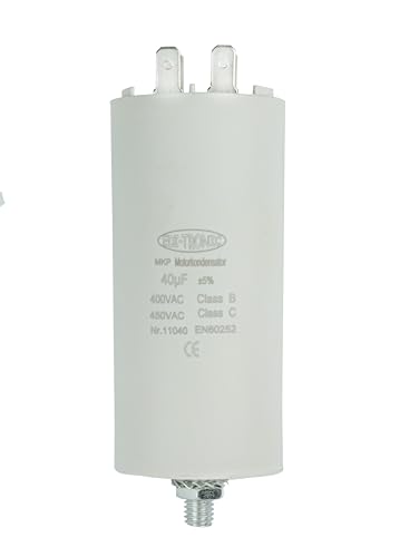 Kondensator Anlaufkondensator Motorkondensator Arbeitskondensator MKP 40µF 450V Kondensator Anlaufkondensator Motorkondensator Arbeitskondensator MKP 40µF 450V von edi-tronic
