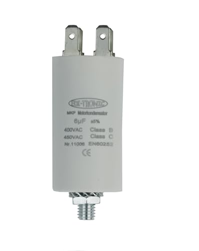 Kondensator Anlaufkondensator Motorkondensator Arbeitskondensator MKP 6µF 450V Kondensator Anlaufkondensator Motorkondensator Arbeitskondensator MKP 6µF 450V von edi-tronic