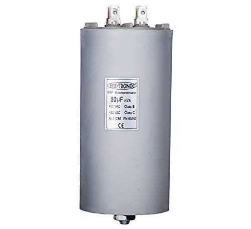 Kondensator Anlaufkondensator Motorkondensator Arbeitskondensator MKP 80µF 450V Kondensator Anlaufkondensator Motorkondensator Arbeitskondensator MKP 80µF 450V von edi-tronic