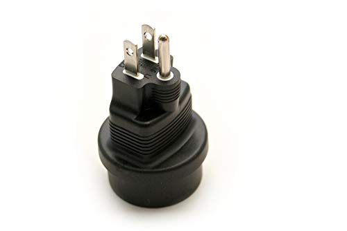 Reiseadapter Schutzkontakt Buchse auf USA Stecker Reise Adapter Strom Kanada Travel Plug von edi-tronic