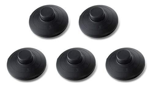 edi-tronic 5 x Fußschalter rund schwarz 2A 250V Stehlampe Schalter Tretschalter Fussschalter edi-tronic 5 x Fußschalter rund schwarz 2A 250V Stehlampe Schalter Tretschalter Fussschalter von edi-tronic