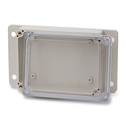 edi-tronic ABS Leergehäuse Transparent 115x85x35mm Industriegehäuse IP66 Kunststoff Gehäuse von edi-tronic