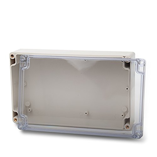 edi-tronic ABS Leergehäuse Transparent 200x120x56 Industriegehäuse IP66 Kunststoff Gehäuse von edi-tronic