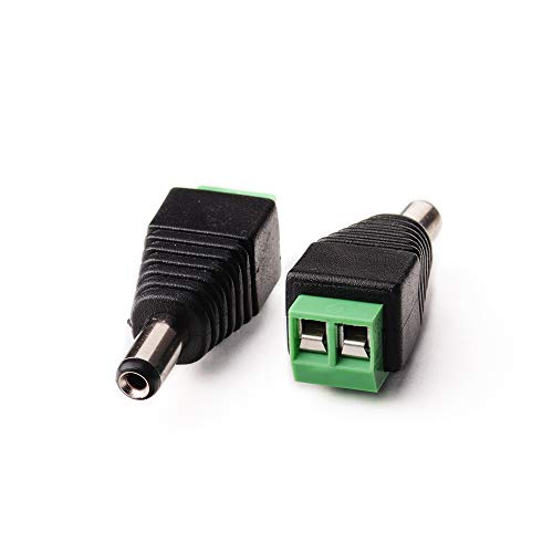 edi-tronic DC Stecker Verbinder Adapter Steckverbinder 2,1x5,5mm mit Schraubklemmen von edi-tronic