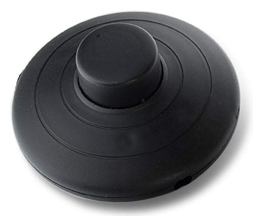 edi-tronic Fußschalter rund schwarz 2A 250V Stehlampe Schalter Tretschalter Fussschalter edi-tronic Fußschalter rund schwarz 2A 250V Stehlampe Schalter Tretschalter Fussschalter von edi-tronic