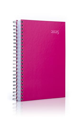 2025 Der GROSSE Dicke – DIN A4 Kalender - HIMBEERE (pink) von edition cumulus – MADE IN GERMANY - großzügiger Platz für deine täglichen Termine - perfekt für Büro und Zuhause von edition cumulus