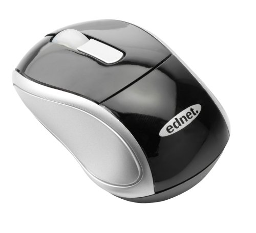 Ednet Notebook Wireless Super Mini Maus Silber von ednet