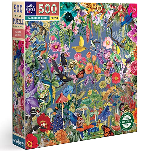 eeBoo - Puzzle 500 pcs - Garden of Eden - (EPZFGDE von eeBoo