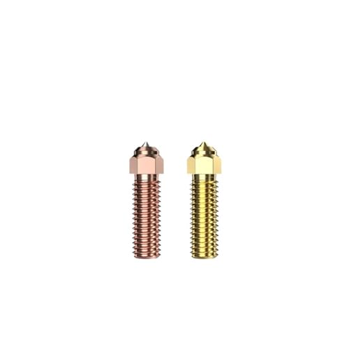 For CREA-LITY Düsensatz for Cre-ality K1/K1 Max 0,4 mm Düse aus gehärtetem Stahl/Messing 3D-Druckerzubehör for Crea-lity for En-der 3 V3 KE(2 Nozzle) von eejinwen