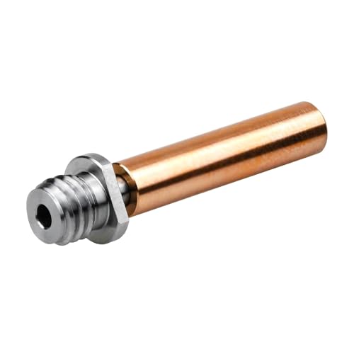 M5 Bimetall Heatbreak Beschichtetes Kupfer-Titan-Hochtemperatur-Zufuhrrohr F for Ank-ermake M5 M5C Extruder Hotend-Teile von eejinwen