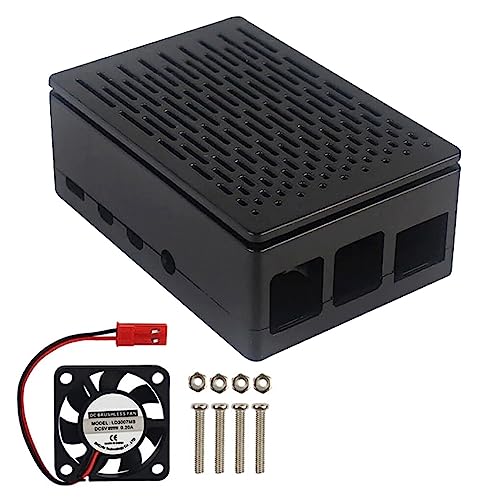 eexuujkl 3,5 Zoll Bildschirm Mini Computer Schutzhülle, Lüfter Set, Kunststoff Schutzbox, Heat Vent Gehäuse, Austausch von Teilen von eexuujkl