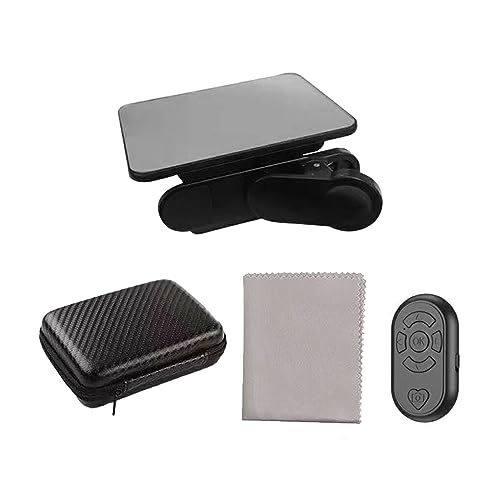 eexuujkl Praktisches und praktisches Telefon Reflektions Clip Set für Reflection Kunststoff Mobile Reflexionskamera Clip, breite Anwendung, Schwarze Fernbedienung von eexuujkl