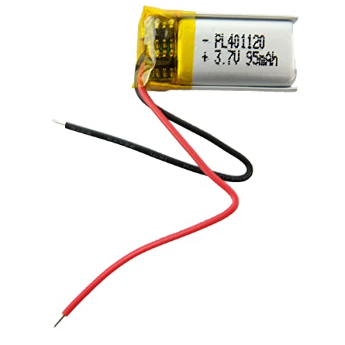 EFASO Akku 3,7V 95 mAh Li-Po ohne Stecker passend für RC Modelle Mini Helikopter Wireless Headset Kophörer Selfie Stick MP 3 Player GPS Akku 3 D Brille Kabel Länge 54 mm EFASO Akku 3,7V 95 mAh Li-Po ohne Stecker passend für RC Modelle Mini Helikopter Wireless Headset Kophörer Selfie Stick MP 3 Player GPS Akku 3 D Brille Kabel Länge 54 mm von efaso