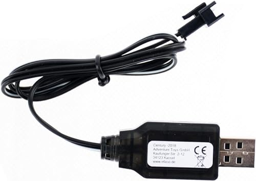 USB-Ladekabel passend für DEERC DE44 Spray Truck 3,7V Akku Ladestrom 250mAh HBX Stecker USB ladekabel passend auch für E579-003 von efaso