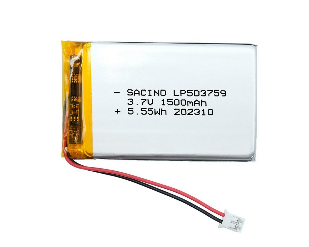 efaso 503759 3.7V 1500 mAh, PCM, JST PH2.0-2P Akku efaso 503759 3.7V 1500 mAh, PCM, JST PH2.0-2P Akku von efaso