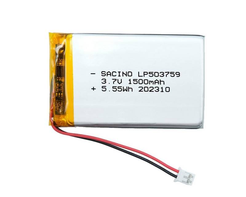 efaso 503759 3.7V 1500 mAh, PCM, JST PH2.0-2P Akku von efaso