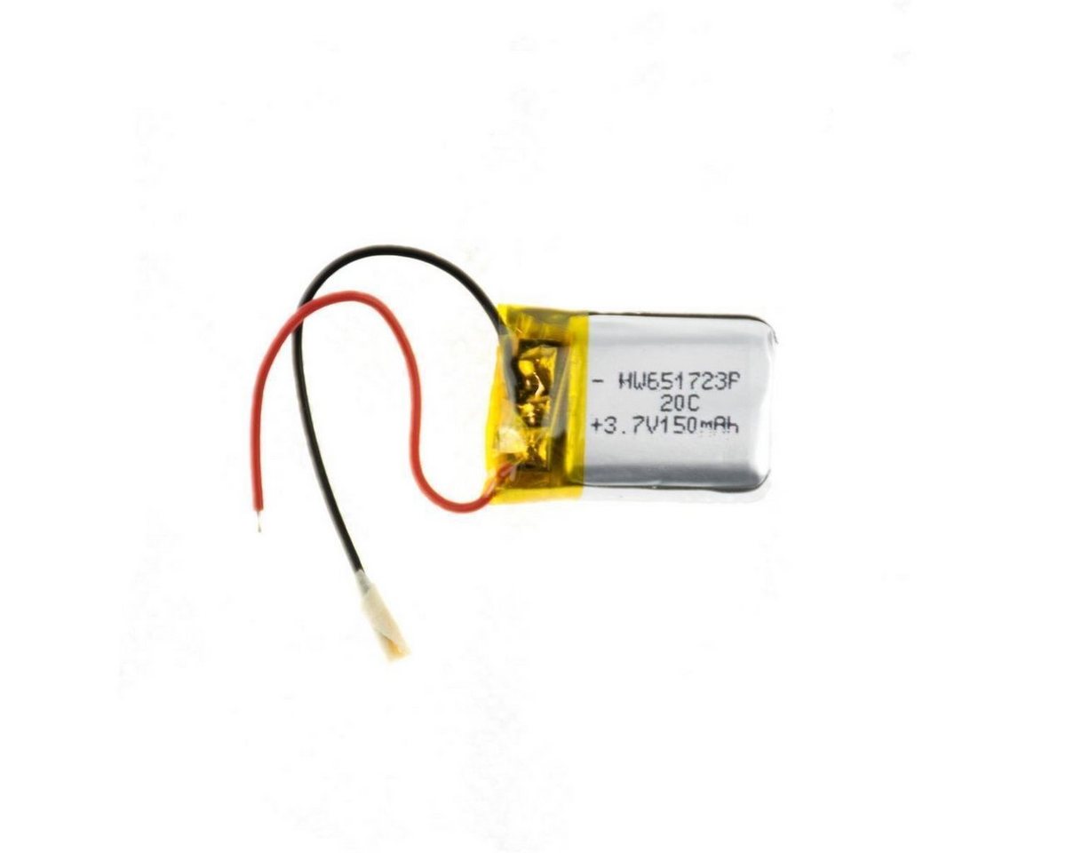 efaso Akku 3,7V / 150mAh / Li-Po / ohne Stecker / S107G Akku 150 mAh (3,7 V), Entladerate 25 C von efaso