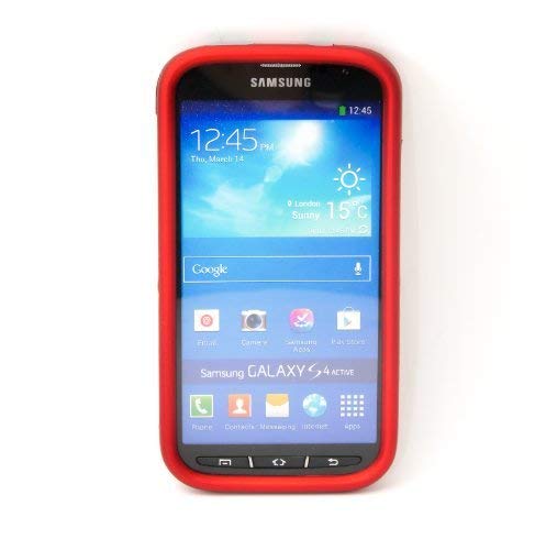 efaso Cover Hülle in rot (Case Silikon TPU Hülle) für Samsung Galaxy S4 i9500 von efaso