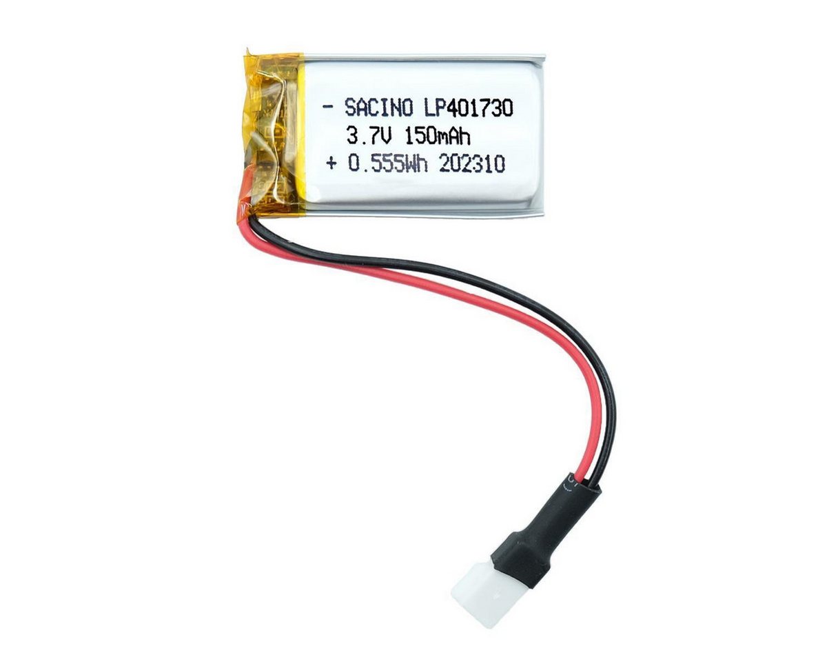 efaso LiPo Akku 3,7 V 150mAh 401730 Molex-Stecker für VXI Blue Parrott Akku 150 mAh (3,7 V), kompatibel mit VXI Blue Parrott von efaso