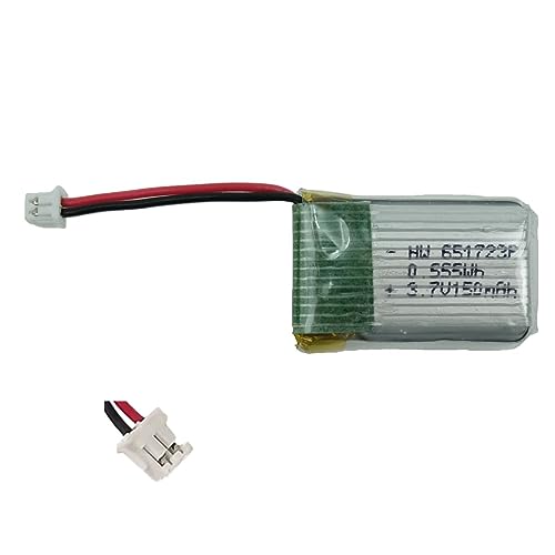 efaso RC Akku 3,7V 150mAh passend für RC Helikopter SYMA S109G - 1,25 mm JST 2 Pin Stecker von efaso