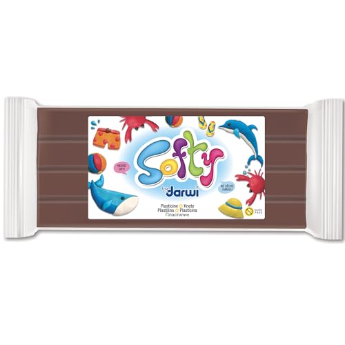 AVENUE MANDARINE SO0870500800C - Block Softy pflanzliche Knete / Modelliermasse 500g, auf Wachsbasis,trocknet nie, ideal für Kinder ab 3 Jahren, glütenfrei, ohne Gentechnik, Braun, 1 Stück AVENUE MANDARINE SO0870500800C - Block Softy pflanzliche Knete / Modelliermasse 500g, auf Wachsbasis,trocknet nie, ideal für Kinder ab 3 Jahren, glütenfrei, ohne Gentechnik, Braun, 1 Stück von efco