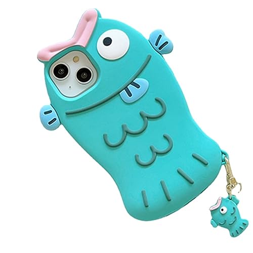 eglixu Cute Cartoon Clownfish Case Cover for iPhone 13 kawaii Funny creative design soft silicone phone protective case with Fish keychain for girls boys eglixu Cute Cartoon Clownfish Case Cover for iPhone 13 kawaii Funny creative design soft silicone phone protective case with Fish keychain for girls boys von eglixu
