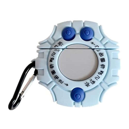 eglixu Kopfhörer-Hülle für AirPods 1 & 2, niedliches Cartoon-Design, kreatives Digimon-Monster-Digivice-Design, weiches Silikon für Apple Airpods 1 2 Headset, Ladeabdeckung eglixu Kopfhörer-Hülle für AirPods 1 & 2, niedliches Cartoon-Design, kreatives Digimon-Monster-Digivice-Design, weiches Silikon für Apple Airpods 1 2 Headset, Ladeabdeckung von eglixu